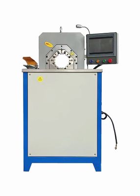 PLC υδραυλικό μανικών 2 ίντσας σωλήνων πιέζοντας μηχανών σπειροειδές υδραυλικών γραμμών κεφάλι ανοίγματος Τύπου ευρύ