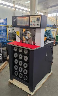 Swaging μηχανών μανικών εναλλασσόμενου ρεύματος PLC πτυχώνοντας επικεφαλής υδραυλική λεπτά μηχανή 15 σύνολα cbk-120