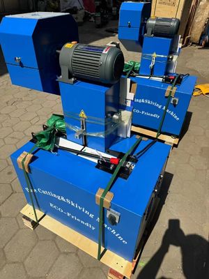 105 Kg 6-51mm Blue Skiving 4 στρώσεις Ηλεκτρική μηχανή κοπής ελαστικών σωλήνων με προηγμένο και φιλικό προς το χρήστη έλεγχο κουμπιών