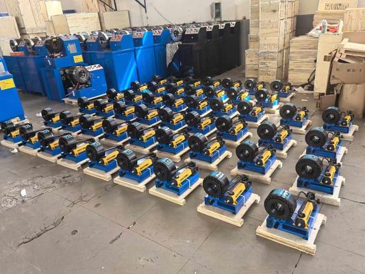 Νέο μοντέλο 6-25mm χωρίς E 1 ιντσών χειροκίνητη μηχανή πλέξης σωλήνων για γρήγορη πλέξη και υποστήριξη και υπηρεσίες