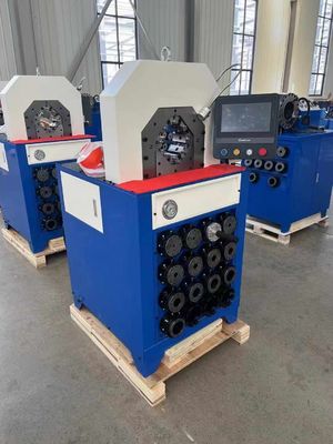 Σύστημα ελέγχου PLC 5.5kw Εργασιακή απόδοση 300 κομμάτια/ώρα Με ταχεία αλλαγή μούχλας Εργαλεία Υδραυλική μηχανή πίεσης σωλήνα 7.5kw Εργασιακή απόδοση 800 κομμάτια/ώρα Υδραυλική μηχανή πίεσης σωλήνα Μεγάλο αγκώνα