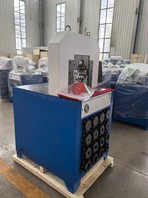 Καλή τιμή. 3 ιντσών σύστημα ελέγχου PLC 7.5kw Εργασιακή απόδοση 800 κομμάτια / H υδραυλική μηχανή συρρίκνωσης σωλήνων σε απευθείας σύνδεση
