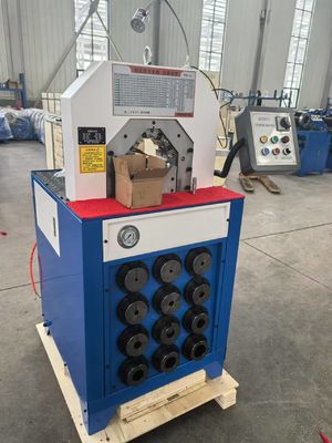 2 ιντσών σύστημα ελέγχου κουμπιών 5.5kw/7.5kw 300 τεμάχια/ώρα με ταχεία αλλαγή καλούπια εργαλεία υδραυλικά σωλήνες μηχανή συρρίκνωσης