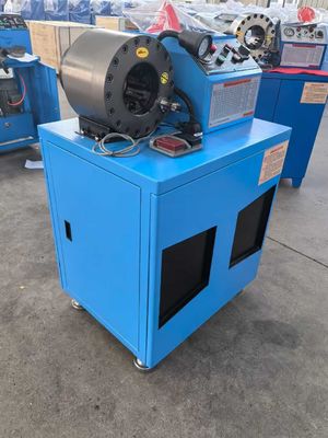 6-51mm Μεγάλη ισχύς 4 kW 500 κομμάτια ανά ώρα φορητό μηχάνημα συρρίκνωσης σωλήνων / υδραυλικό συρρίκνωμα σωλήνων