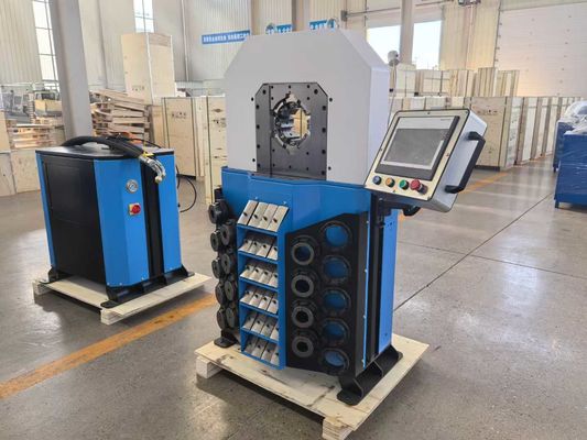 OEM εξυπηρέτηση 0,01mm ακρίβεια σωλήνα Crimping Machine 4 ίντσες Μεγάλη χωρητικότητα Crimping Range Ηλεκτρικό υδραυλικό Crimping εργαλείο