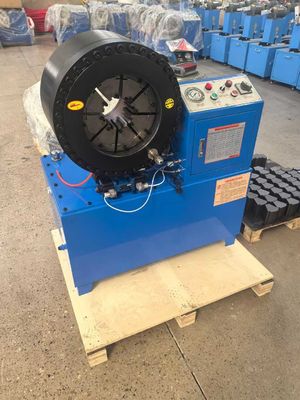 1/4 έως 3' Μεγάλη χωρητικότητα Με 200pcs / H Μπλε Χρώμα Ηλεκτρικό Σύντομο Μοντέλο Κουμπάνιο Σύστημα Υδραυλικής Σωλήνας Crimping Machine Για 6-76mm Crimping Range
