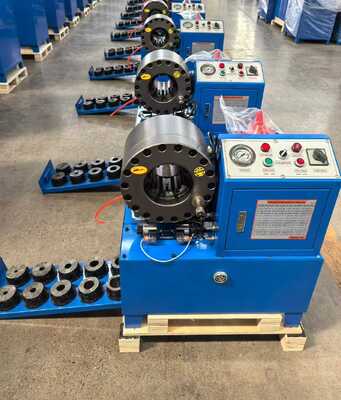 Μηχανή πρεσαρίσματος υδραυλικών σωλήνων DX68 με εύρος πρεσαρίσματος 6-51mm, επιλογές τάσης 220v/240v/380v/415v και απόδοση 200 τεμαχίων ανά ώρα