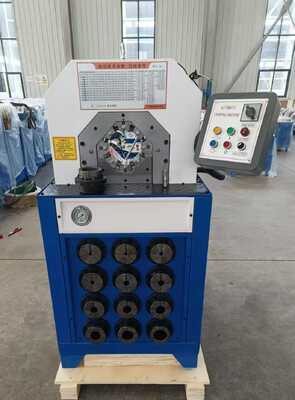 3 ιντσών 6-76mm υδραυλική μηχανή συρρίκνωσης σωλήνα με 15 εναλλάξιμα πίνακα και σύστημα ελέγχου κουμπιών