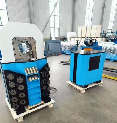 OEM εξυπηρέτηση 0,01mm ακρίβεια υδραυλική σωλήνα Crimping Machine με 6-102mm Crimping Range και 16 πετράδια