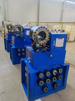 Καλή τιμή. 638mm υδραυλικό Crimper μηχανών υψηλών μανικών πτυχώνοντας 1-1.5 ίντσα με τη γρήγορη αλλαγή κύβων σε απευθείας σύνδεση