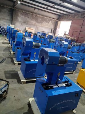 Καλή τιμή. Μπλε χρώματα 128 KG και μέγεθος είναι 850 * 600 * 1200mm Ειδικά χαρακτηριστικά Υδραυλική μηχανή κοπής σωλήνων για αυτόματη κοπή σε απευθείας σύνδεση