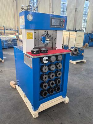 3 ιντσών σύστημα ελέγχου PLC 6 - 76mm AC σωλήνα Crimping Μηχανή για την αποδοτική Crimping Max άνοιγμα 158mm
