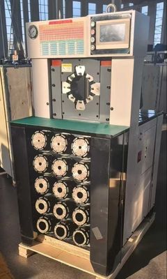 3 ίντσες 6-76mm Super πάχος Μαύρο χρώμα Σωλήνα Crimping διαδικασία AC Σωλήνα Crimping Μηχανή με Κράτηση ταχύτερη δύναμη Crimping 1500T