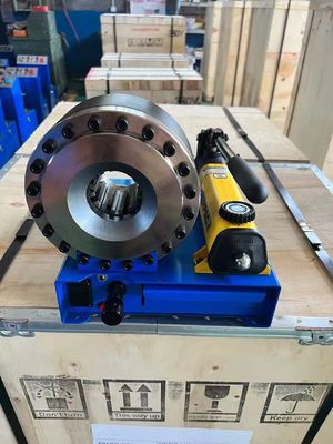 Καλή τιμή. 1 Inch 6-25mm Rugged Steel Blue Color With 7 Dies Weight Manual Hydraulic Hose Crimping Machine Reliable Performance σε απευθείας σύνδεση