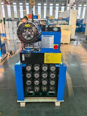 Μηχανή πρεσαρίσματος υδραυλικών σωλήνων P38 6-38mm 300T Δύναμη 8 Σετ μήτρων