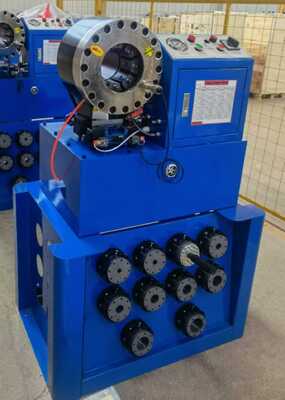 Καλή τιμή. 2 ιντσών υδραυλική σωλήνα Crimping Machine με ταχεία αλλαγή εργαλείο καλούπι και 10 πετσέτες για ευέλικτη Crimping σε απευθείας σύνδεση