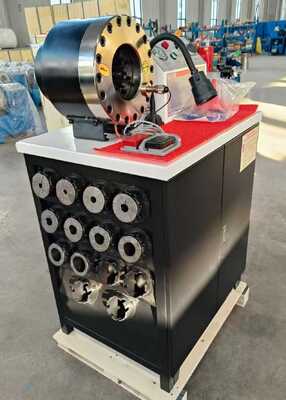 2 ίντσες 600T Crimping Force Rubber Hose Crimping Machine με 6-51mm Range και 10 εναλλάξιμες πετσέτες
