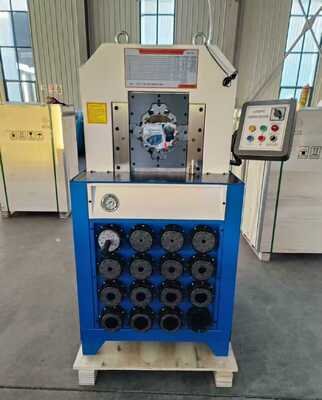 3 ιντσών 6-76mm κουμπί ελέγχου υδραυλικής σωλήνα Crimping Machine με 15 εναλλάξιμες πετσέτες για την αποτελεσματική πίεση σωλήνα