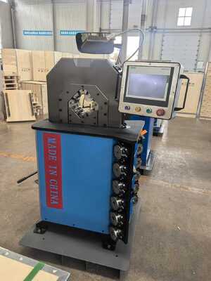 Καλή τιμή. Ηλεκτρική υδραυλική μηχανή συρρίκνωσης σωλήνων με ακρίβεια 0,01 mm και εύρος συρρίκνωσης 6-102 mm για βιομηχανική χρήση σε απευθείας σύνδεση