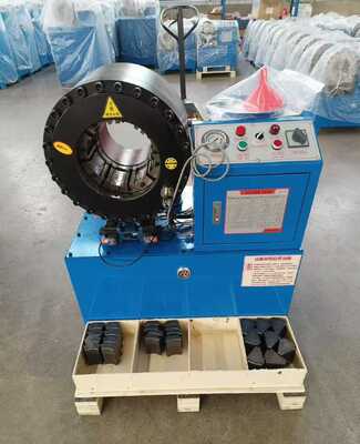 Καλή τιμή. 3 ιντσών Ηλεκτρική υδραυλική μηχανή σπασμού σωλήνων με 800 τόνους δύναμη σπασμού, 6-76 mm εύρος και χωρητικότητα 200pcs / H σε απευθείας σύνδεση