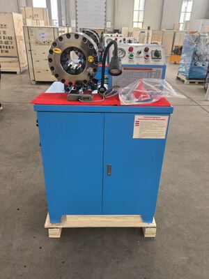 Καλή τιμή. Ηλεκτρική 600T Crimping Force Rubber Hose Crimping Machine με εμβέλεια 6-51mm και 10 εναλλάξιμα πριόνια για υδραυλικό Crimper Hose σε απευθείας σύνδεση