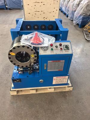 6-51mm υδραυλική μηχανή συρρίκνωσης σωλήνα με ταχεία αλλαγή εργαλείου μούχλας και 10 εναλλάξιμα πίνακες για ευέλικτη συρρίκνωση