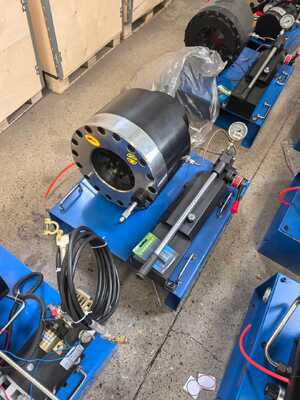 600T Μηχανή πρεσαρίσματος σωλήνων χειροκίνητη με δύναμη πρεσαρίσματος 600T, εύρος 6-51mm και 10 εναλλάξιμες μήτρες για υδραυλικές εφαρμογές