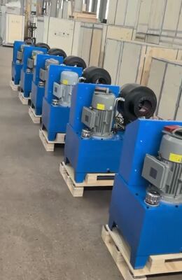 DX68 Μπλε Χρώμα 220v/380v 2 ιντσών Υδραυλικό Σφάλμα Εύκαμπτου Σωλήνα με εύρος πτύχωσης 6-51 mm 10 μήτρες και 200 ​​τεμ. ανά ώρα απόδοσης