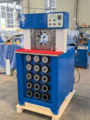 Μηχανή πρεσαρίσματος υδραυλικού σωλήνα 3 ιντσών με έλεγχο κουμπιού, εύρος πρεσαρίσματος 6-76mm και μέγιστο άνοιγμα 165mm, τάση 380v