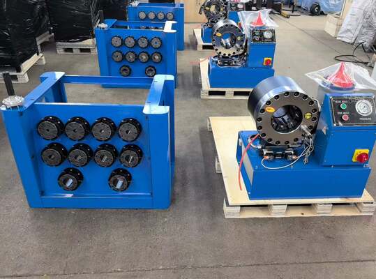 2 ίντσες Πεδίο ελαστικοποίησης έως 64 mm 2,5 ίντσες Πεδίο ελαστικοποίησης Υδραυλική μηχανή ελαστικοποίησης σωλήνα Συστήμα ελέγχου βαμβακιού με ταχεία αλλαγή εργαλείου καλούπις και ράφι και 10 εναλλάξιμα πετράδια
